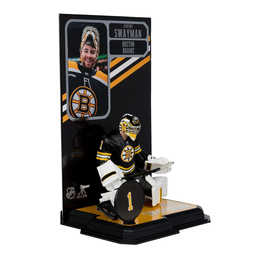 NHL SportsPicks Boston Bruins Jeremy Swayman 7-Inch Posed Figure