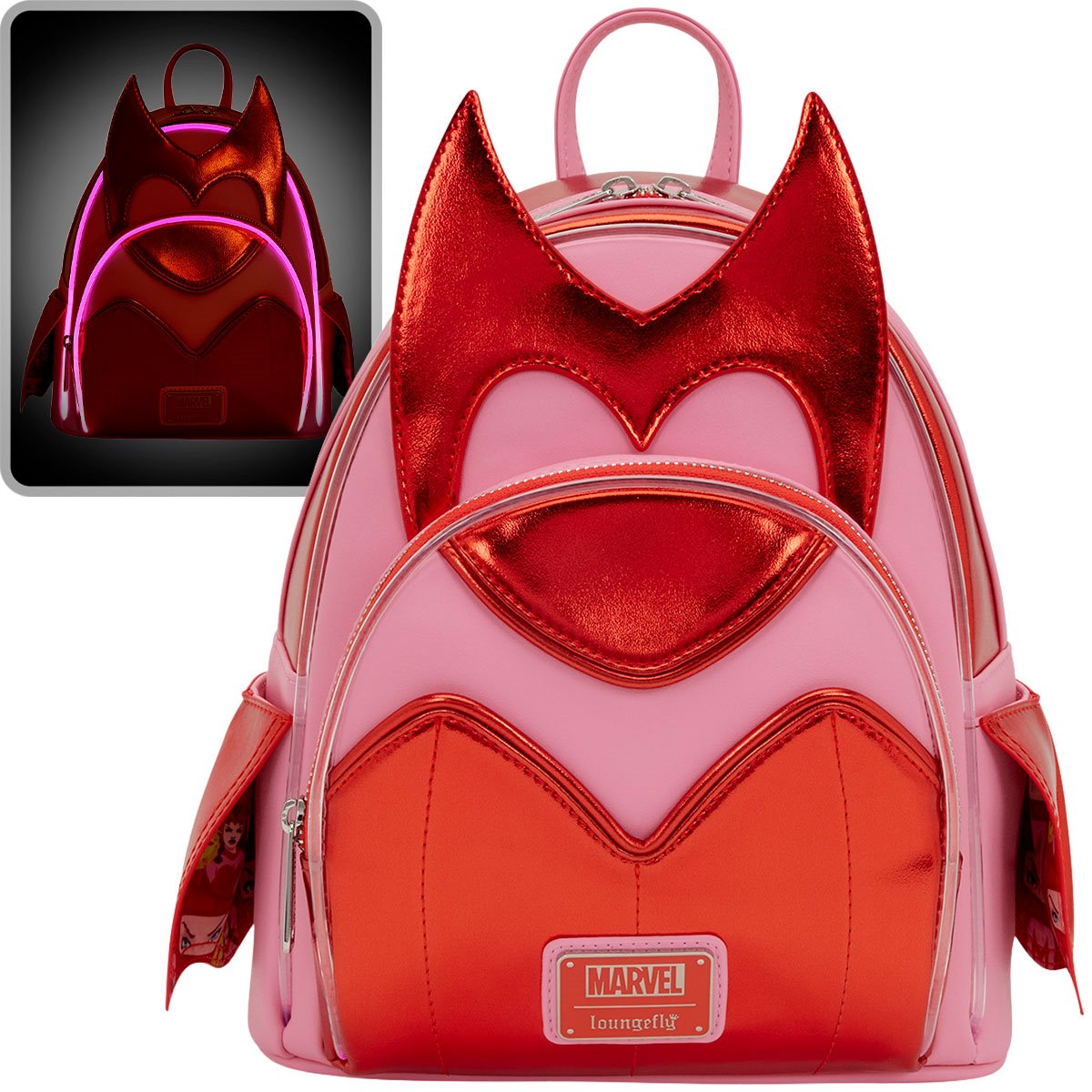 Marvel Scarlet Witch Wanda Cosplay Light-Up Mini-Backpack