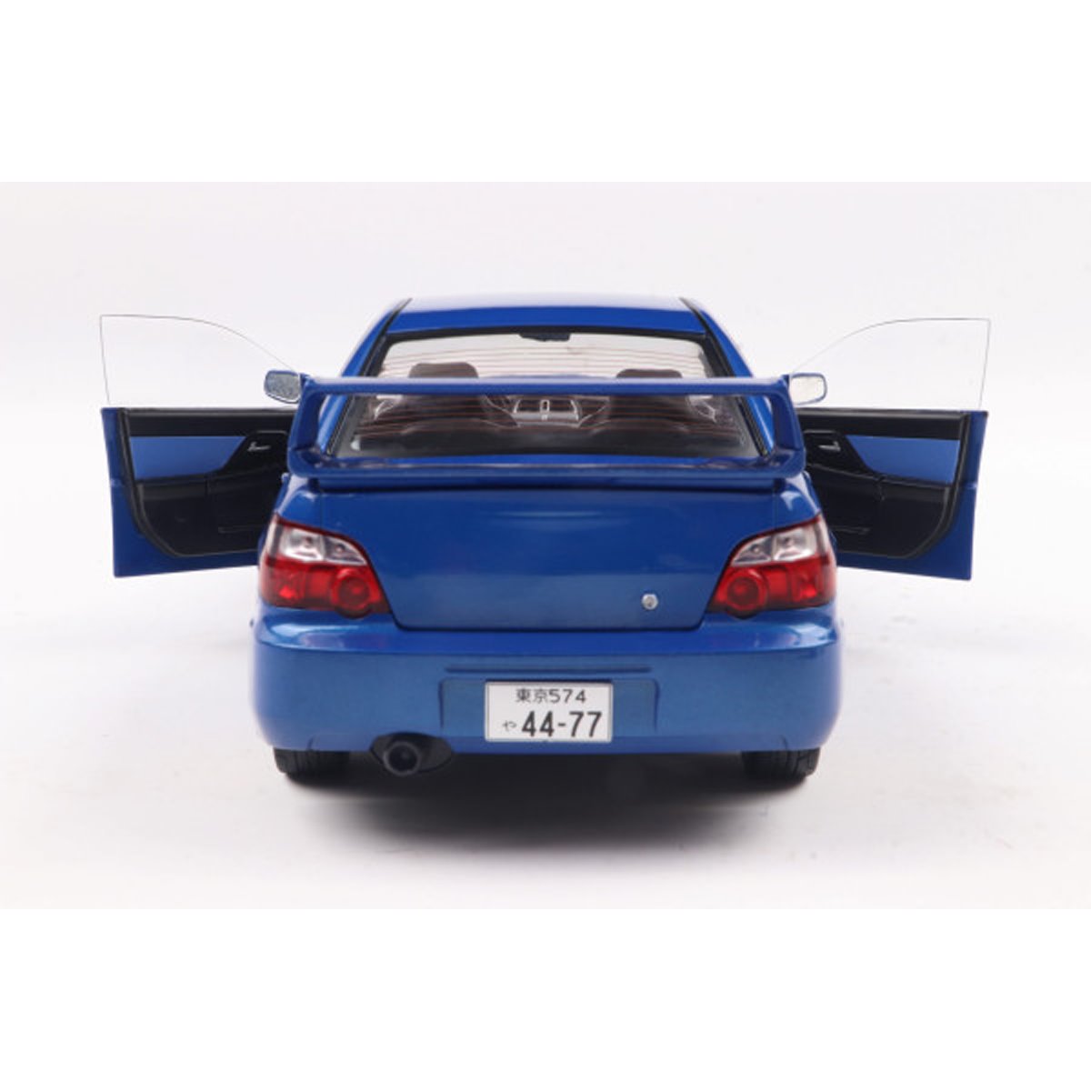 2003 Subaru Impreza WRX STI Sonic Blue 1:18 Scale Die-Cast Metal Vehicle