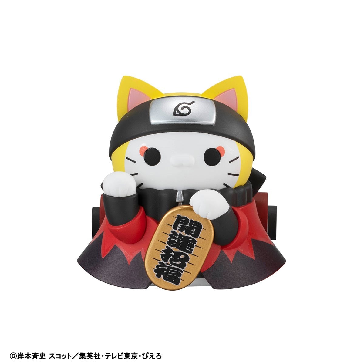 Naruto: Shippuden Nyaruto! Fortune Cats Naruto Uzumaki and Friends Version Mega Cat Project Mini-Figure Case of 6