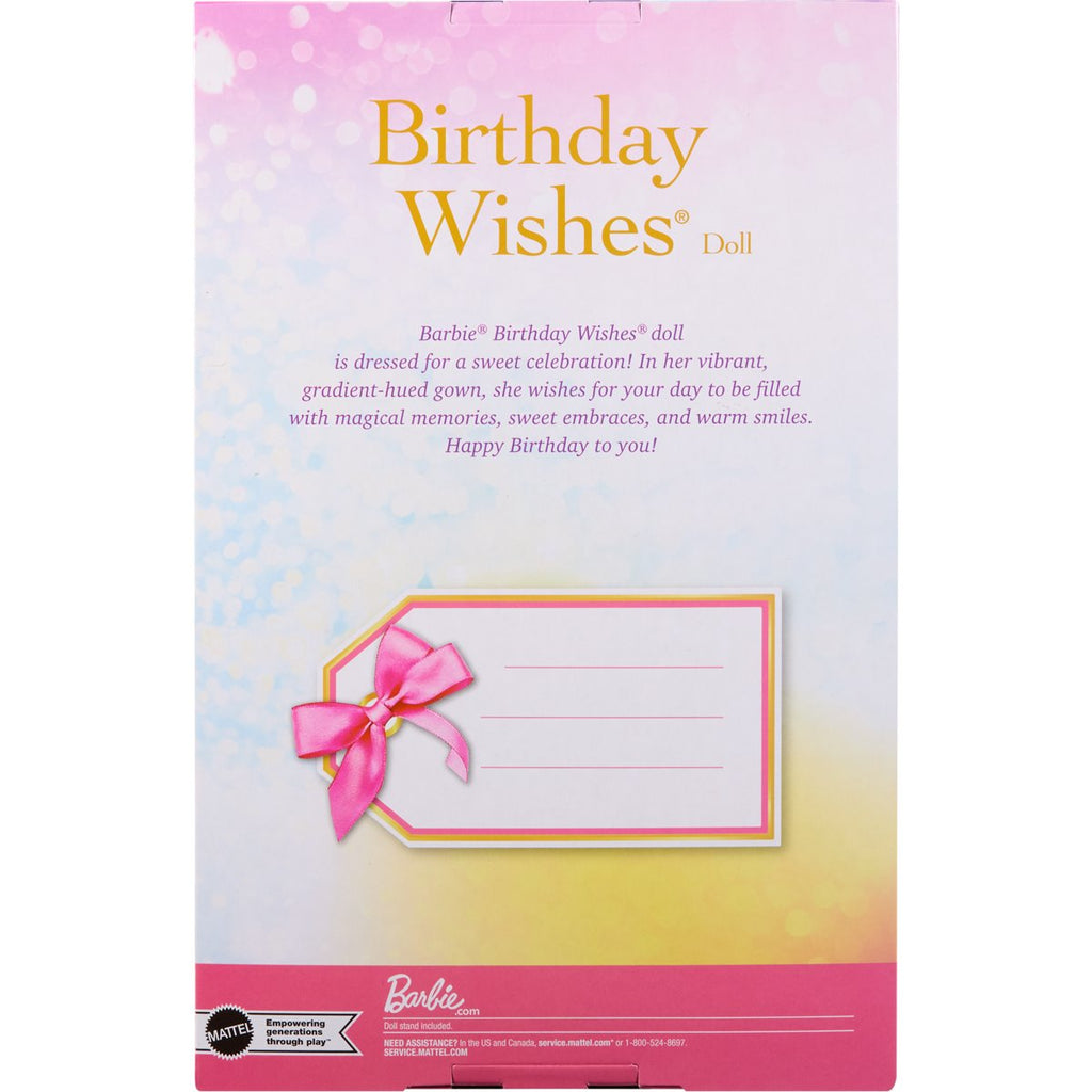 Barbie Birthday Wishes Doll with Black Hair