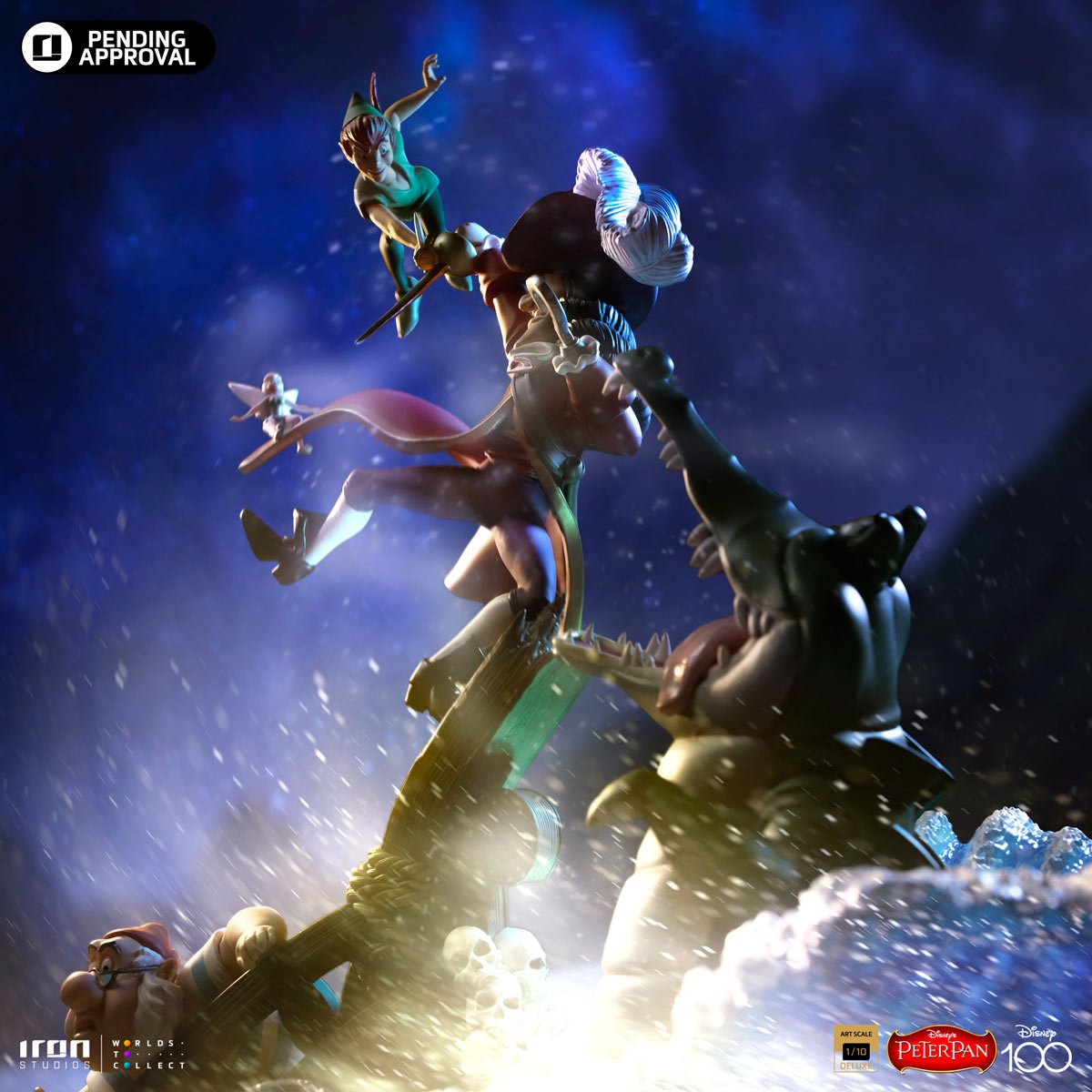 Peter Pan vs Hook Deluxe 1:10 Art Scale Limited Edition Statue