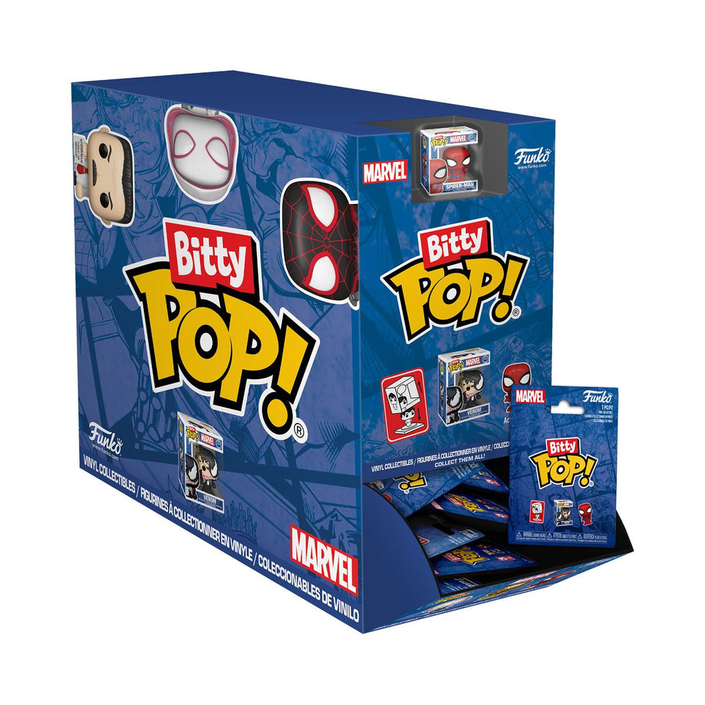 Spider-Man Funko Bitty Pop! Mini-Figure Singles Display Case of 32