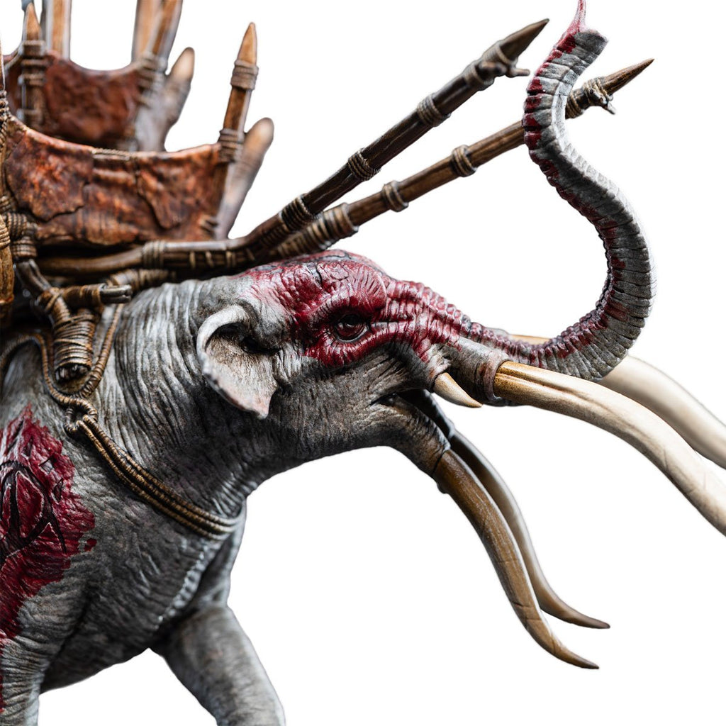 The Lord of the Rings Trilogy Mumak in Battle Miniature Statue