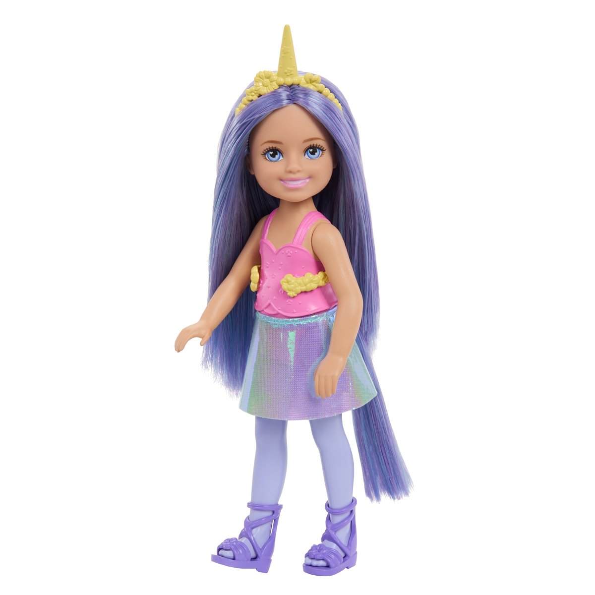Barbie Chelsea Unicorn Doll with Purple Hair