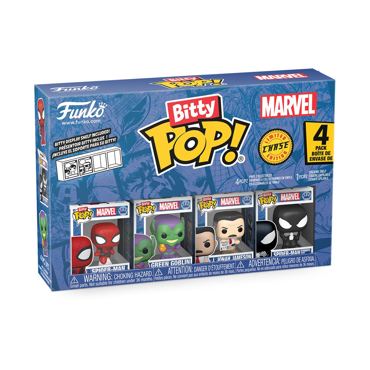 Spider-Man Funko Bitty Pop! Mini-Figure 4-Pack