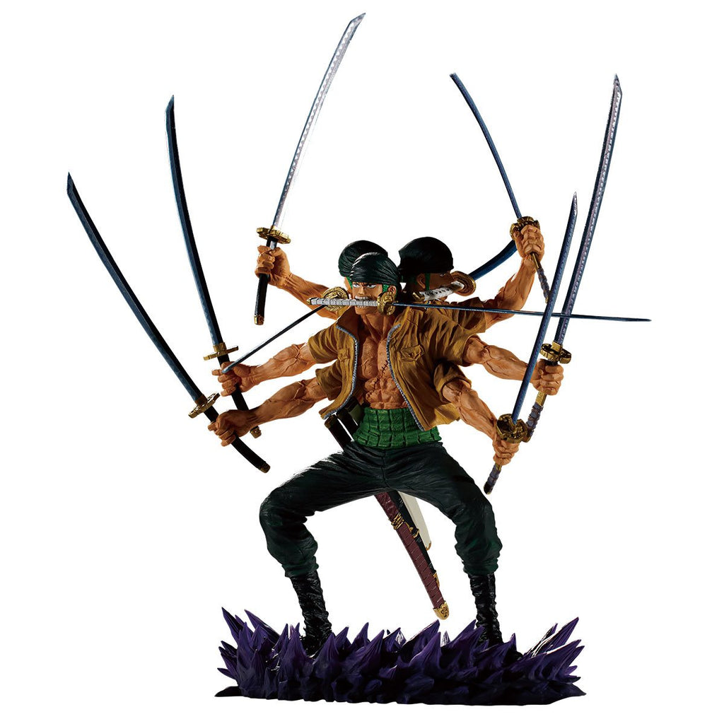 One Piece Roronoa Zoro Genealogy of Swordsman's Soul Ichibansho Statue