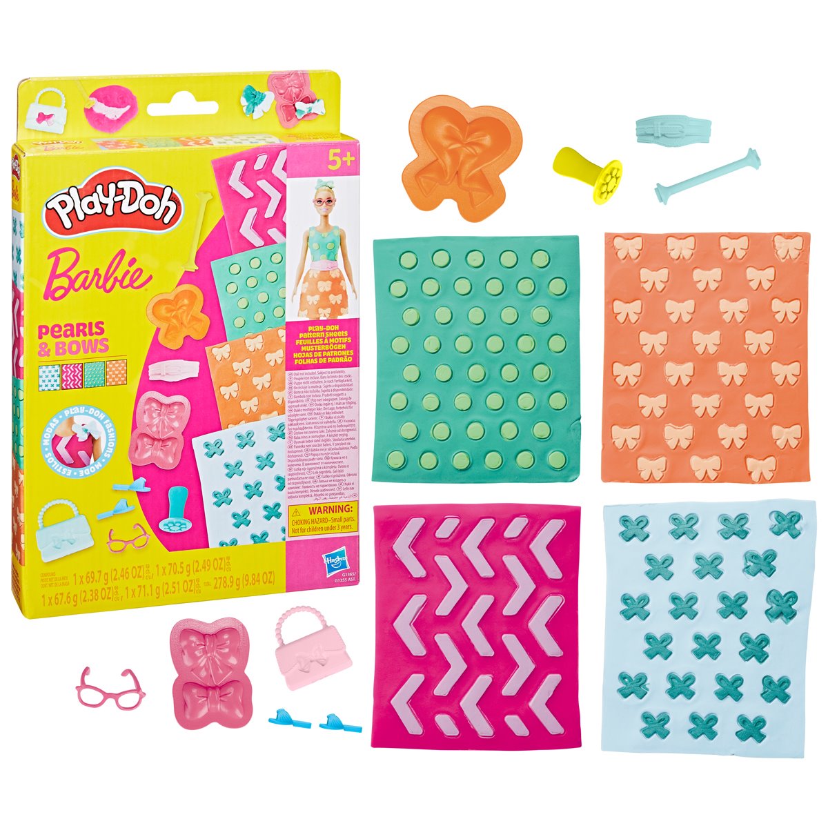 Barbie Fashionista Play-Doh Pearls and Bows Set