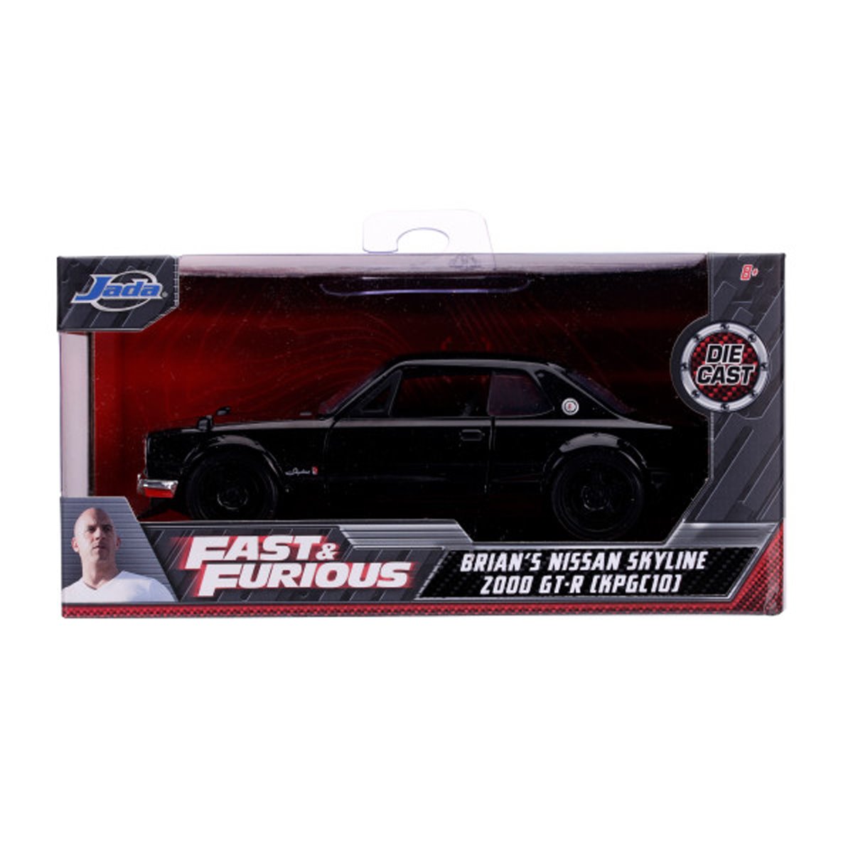 Fast and the Furious Brian's Nissan Skyline 2000 GT-R KPGC10 1:32 Scale Die-Cast Metal Vehicle