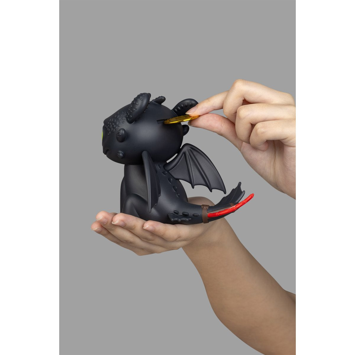How to Train Your Dragon Toothless VPBP-021 Palm Size Vinyl Functional Piggy Bank