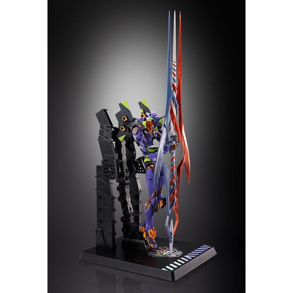 Evangelion Test Type-01 30th Anniversary with Spear Gaius Metal Build Action Figure