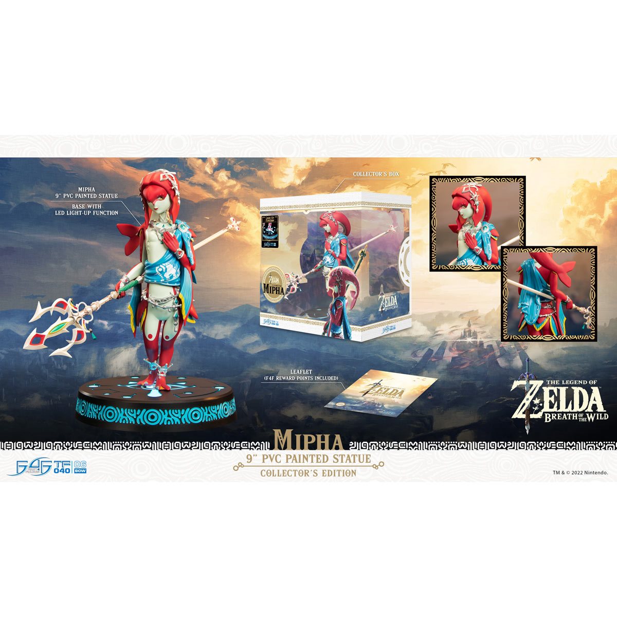 The Legend of Zelda: Breath of the Wild Mipha 9-Inch Statue Collector Edition