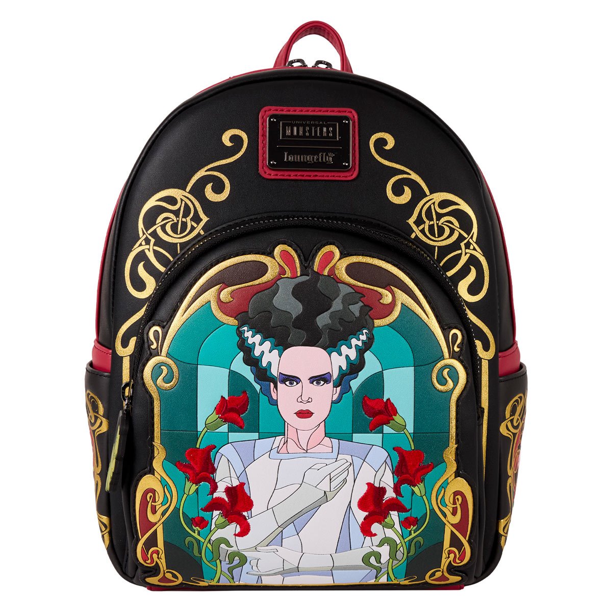 Universal Monsters Bride of Frankenstein Stained Glass Mini-Backpack