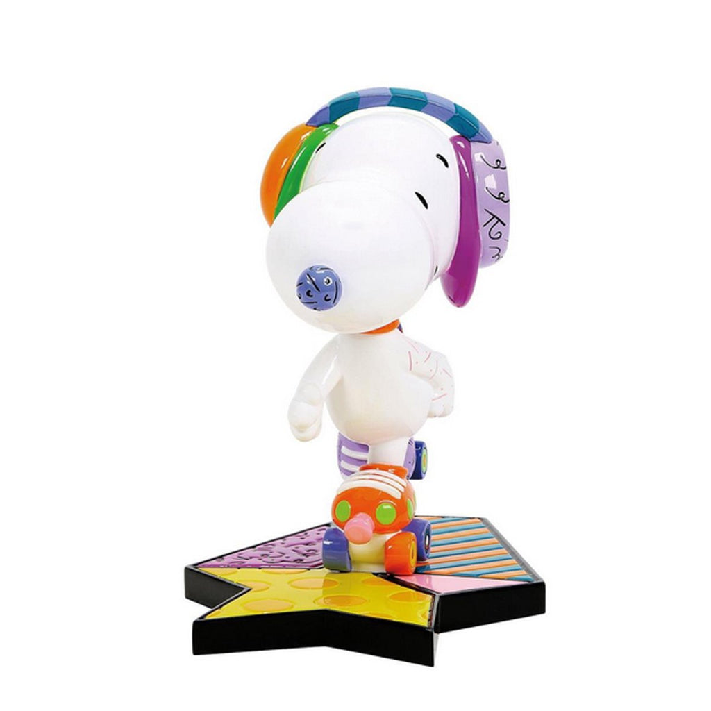 Peanuts Snoopy Roller Skate by Romero Britto Statue