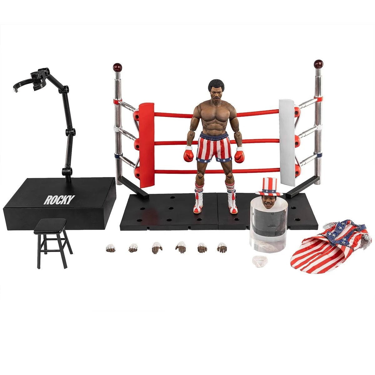 Rocky I Apollo Creed Exquisite Super Series 1:12 Scale Action Figure