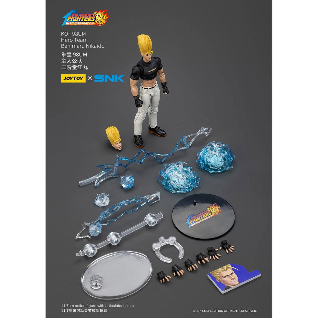 Joy Toy The King of Fighters '98 Ultimate Match Hero Team Benimaru Nikaido 1:18 Scale Action Figure