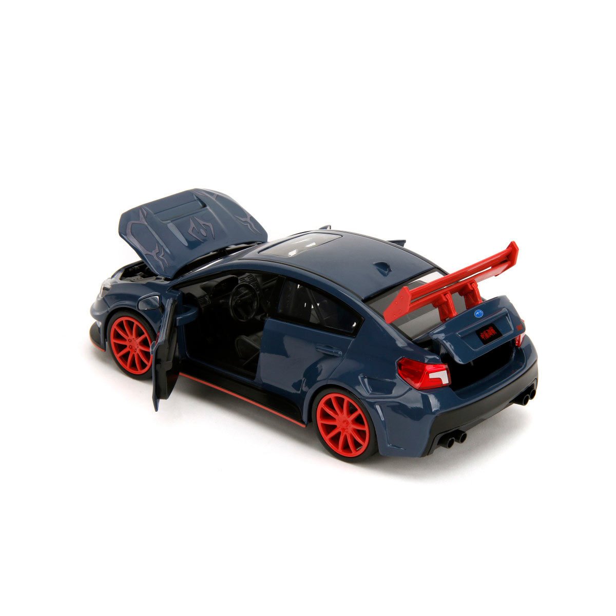 Jujutsu Kaisen 2016 Subaru WRX STI 1:24 Scale Die-Cast Metal Vehicle with Yuji Itadori Figure