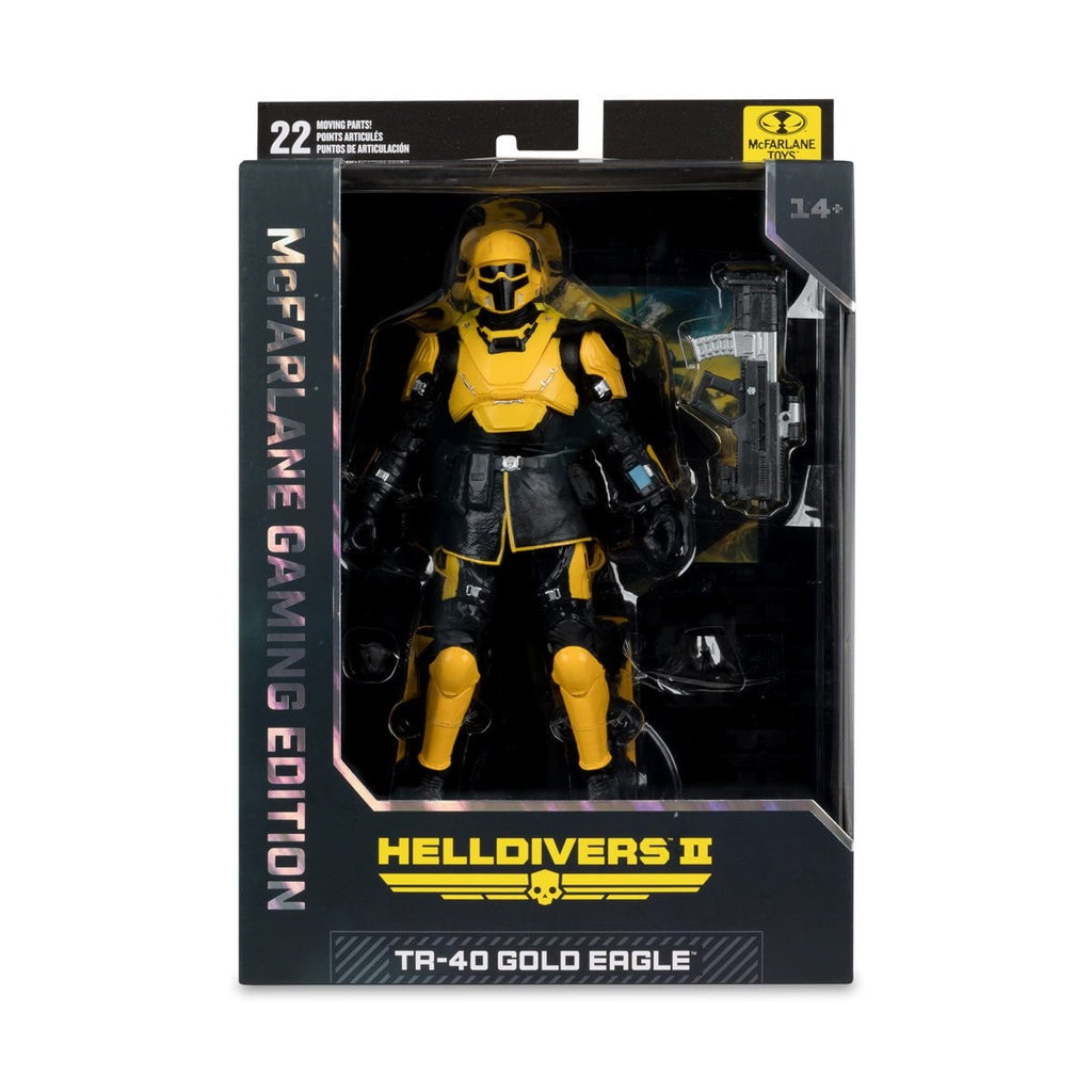 Helldivers II McFarlane Gaming Edition Wave 1 TR-40 Gold Eagle 7-Inch Action Figure