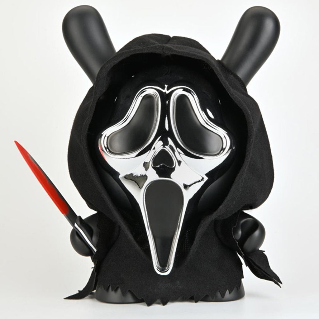 Ghost Face Chrome Mask Version 8-Inch Limited Edition Dunny Statue