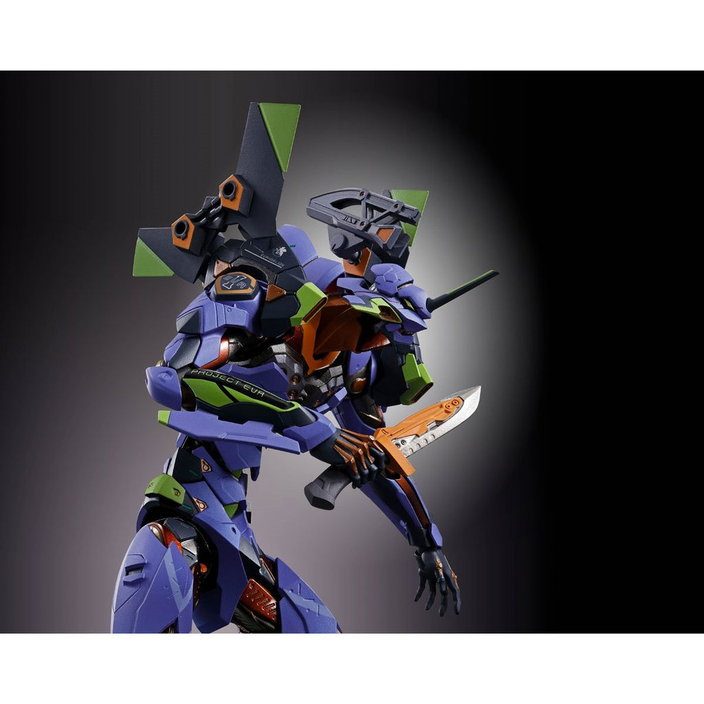 Evangelion Test Type-01 30th Anniversary with Spear Gaius Metal Build Action Figure