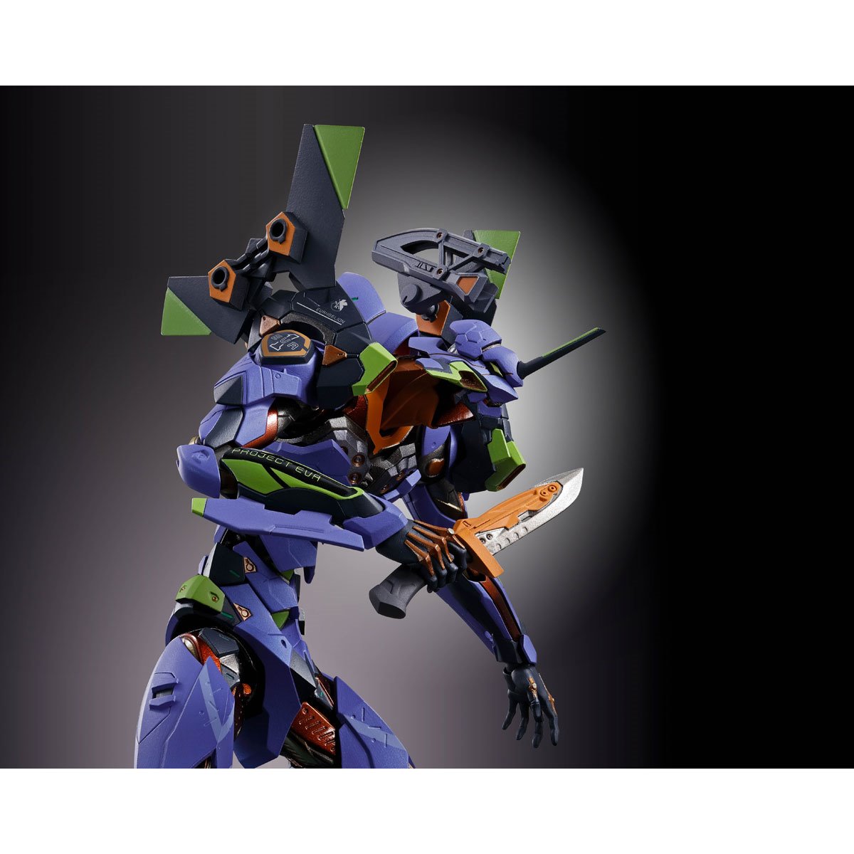 Evangelion Test Type-01 30th Anniversary with Spear Gaius Metal Build Action Figure
