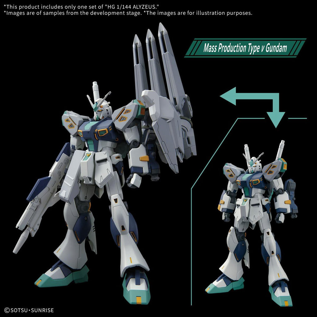 Mobile Suit Gundam Hathaway: The Sorcery of Nymph Circe Alyzeus High Grade 1:144 Scale Model Kit