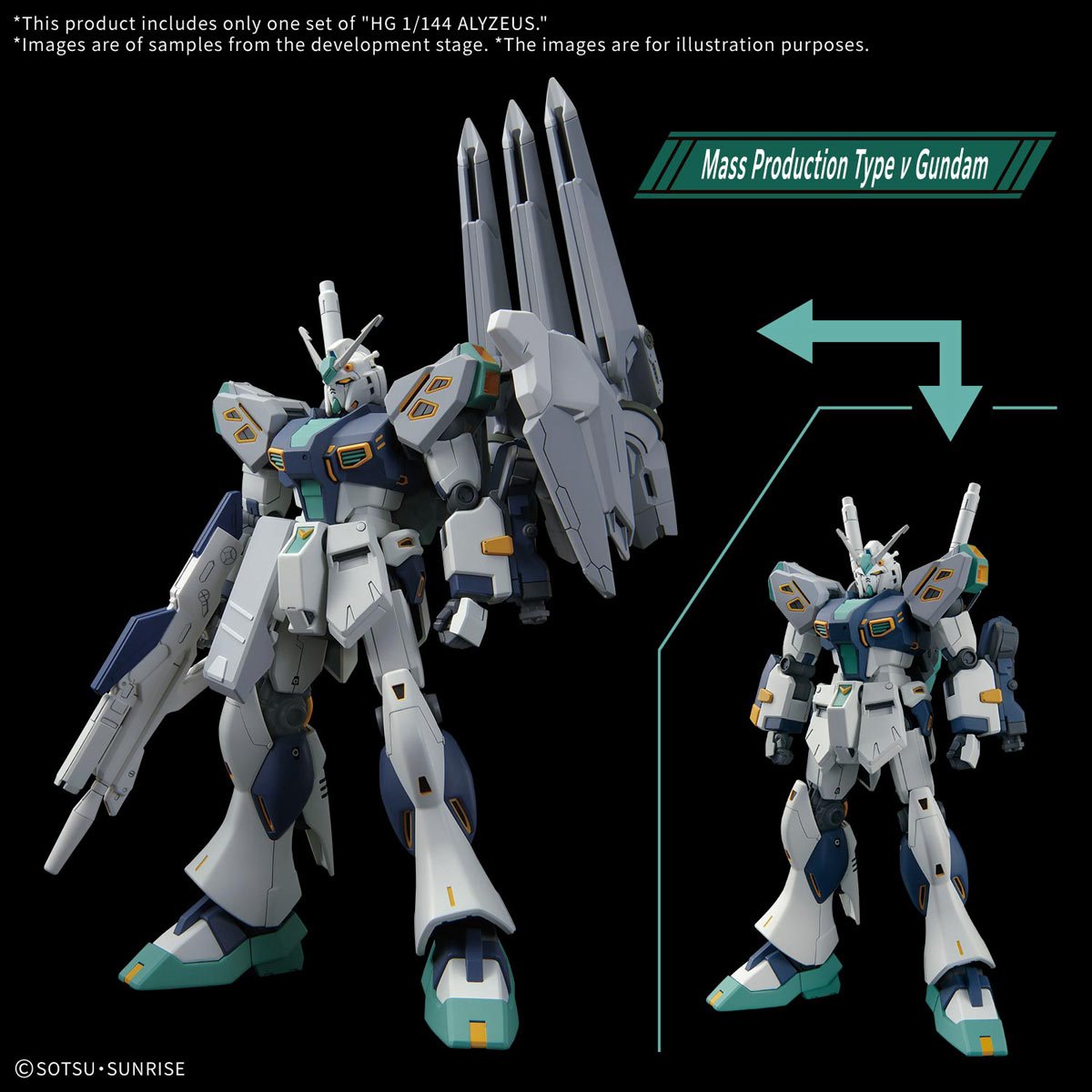 Mobile Suit Gundam Hathaway: The Sorcery of Nymph Circe Alyzeus High Grade 1:144 Scale Model Kit