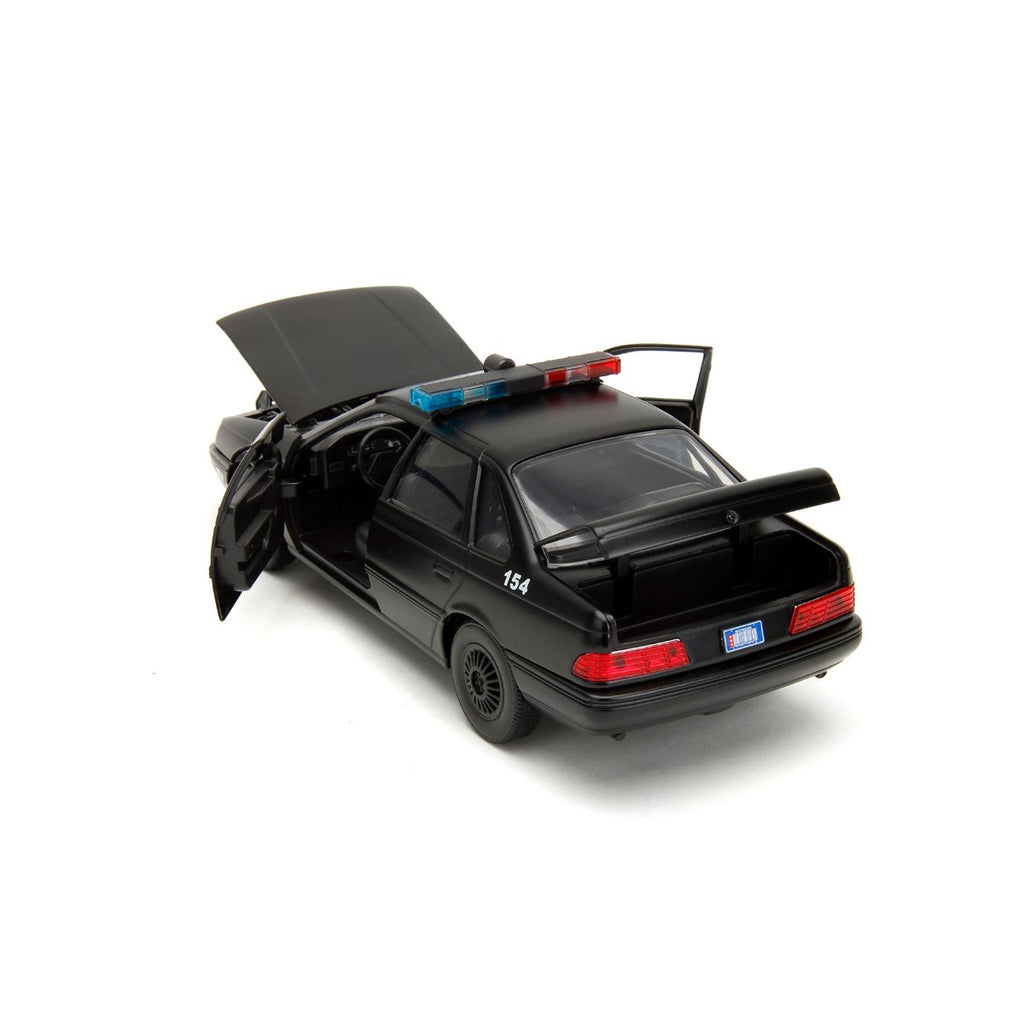 Hollywood Rides RoboCop OCP Ford Taurus 1:24 Scale Die-Cast Metal Vehicle with RoboCop Figure
