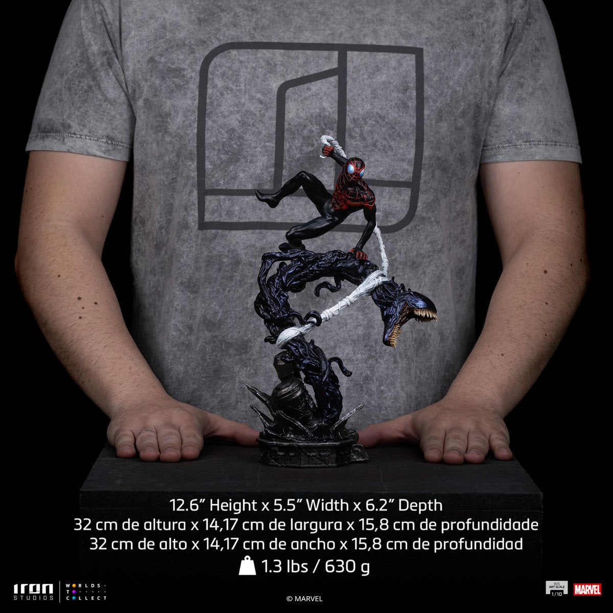 Miles Morales Spider-Man vs Villains Battle Diorama Series 1:10 Art Scale Limited Edition Statue