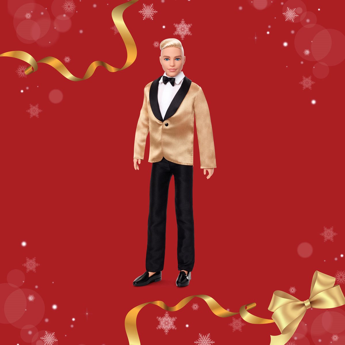 Barbie 2025 Holiday Ken Doll with Blonde Hair