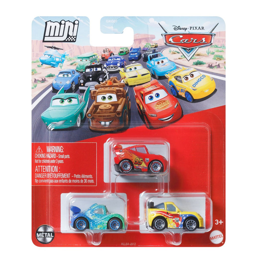 Cars Mini Racers 3-Pack 2026 Mix 1 Case of 6