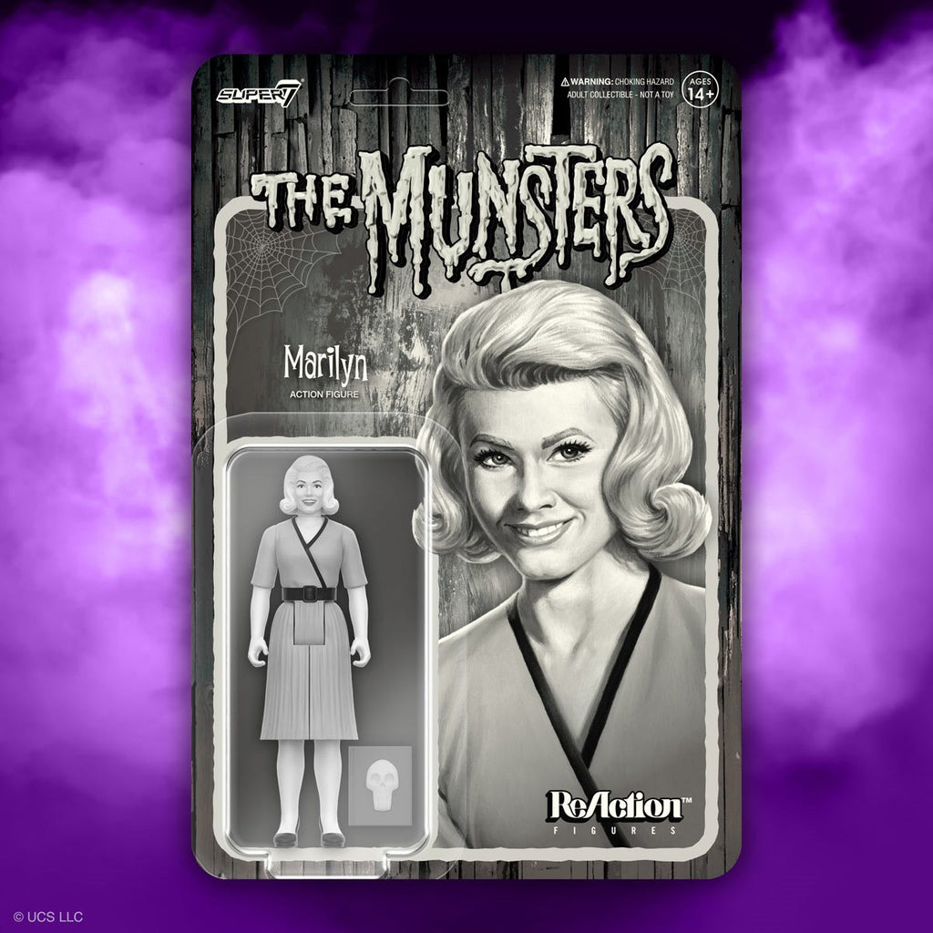 Munsters Marilyn (Grayscale) 3 3/4-Inch ReAction Figure