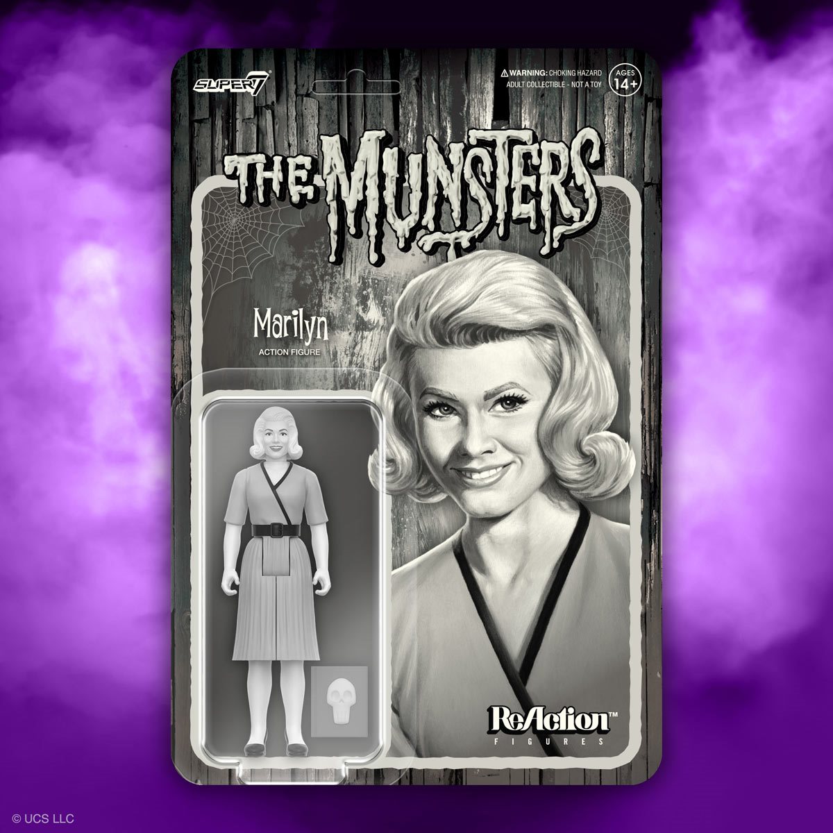 Munsters Marilyn (Grayscale) 3 3/4-Inch ReAction Figure