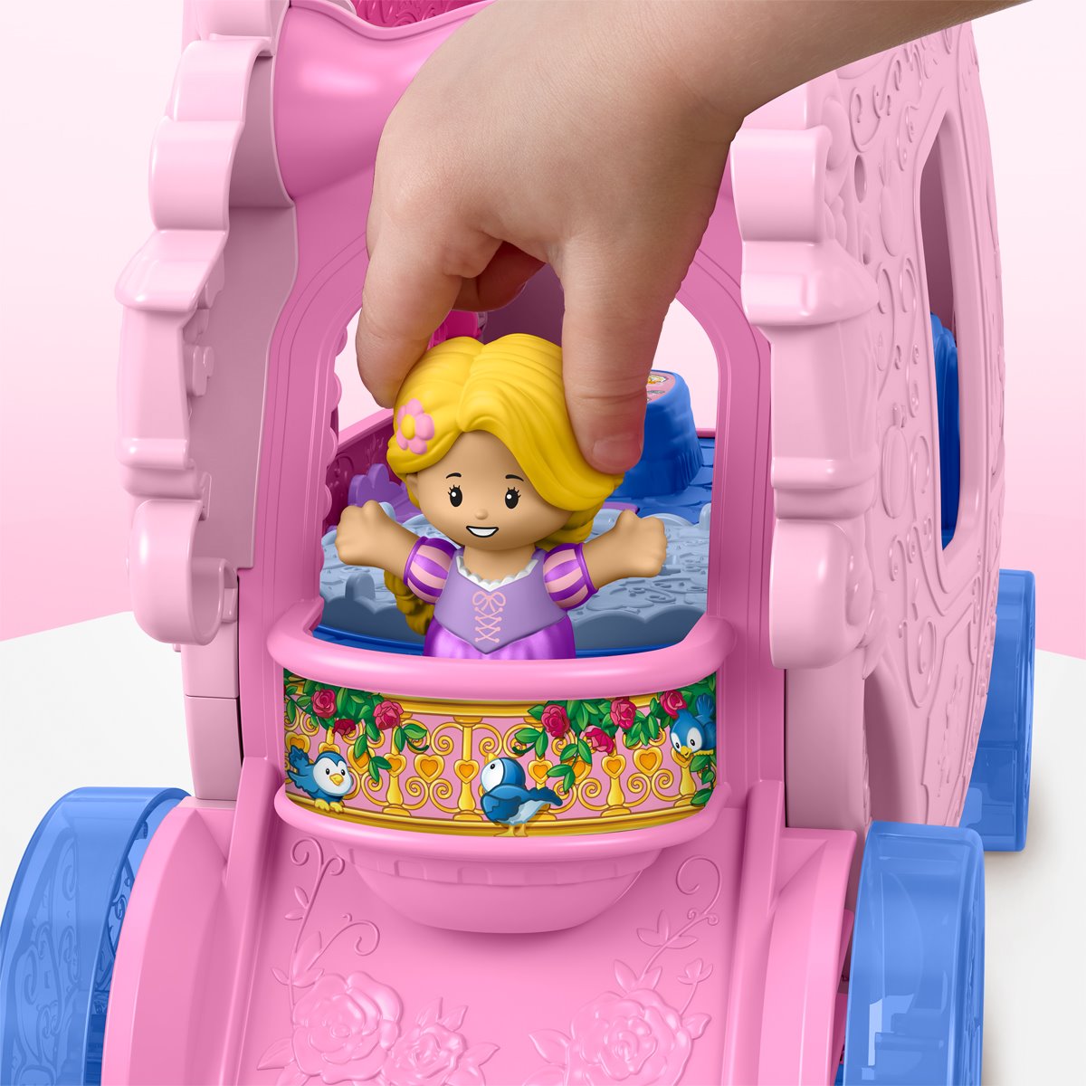 Disney Princess Little People Pull-Along Musical Carriage Playset