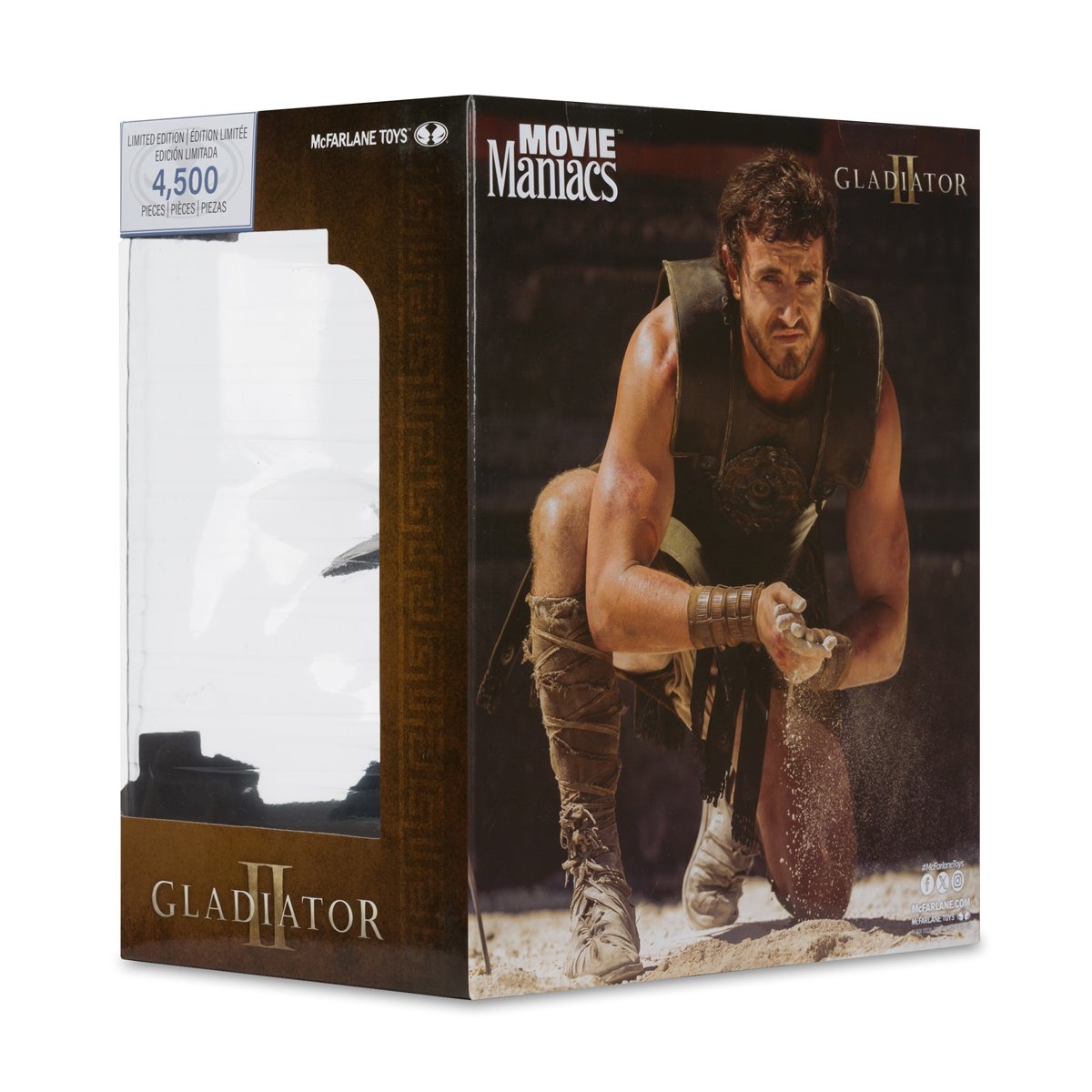 Movie Maniacs Paramount Wave 1 Gladiator II Lucius 6-Inch Posed Figure