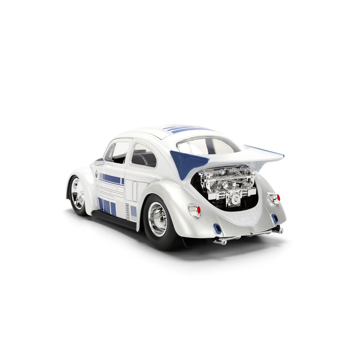 Hollywood Rides Star Wars 1959 Volkswagen Drag Beetle 1:24 Scale Die-Cast Metal Vehicle with R2-D2 Figure