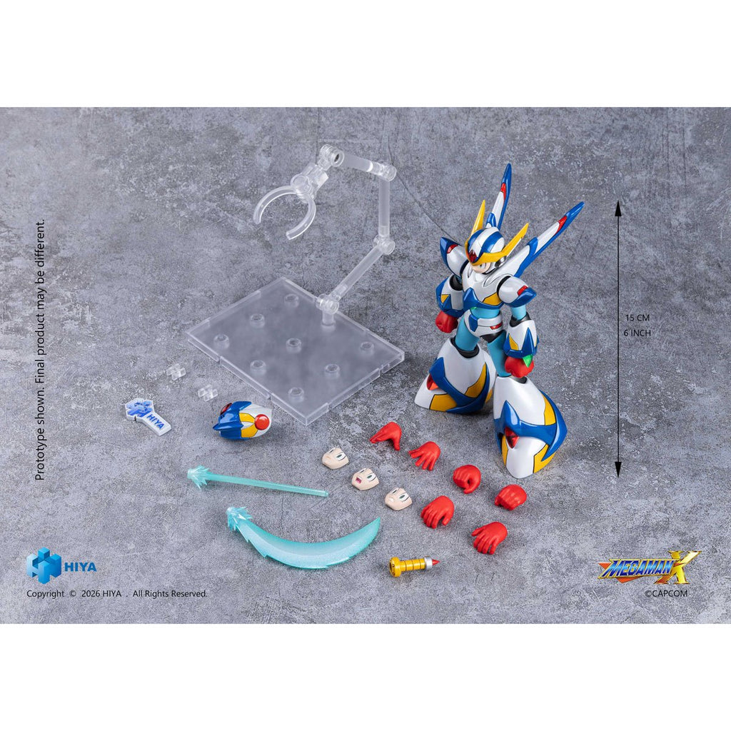 Mega Man X Falcon Armor Version Exquisite Basic Series None Scale 6-Inch Action Figure