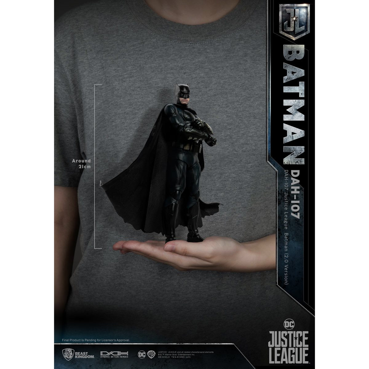 Justice League Batman 2.0 Version DAH-107 Dynamic 8-Ction Heroes Action Figure
