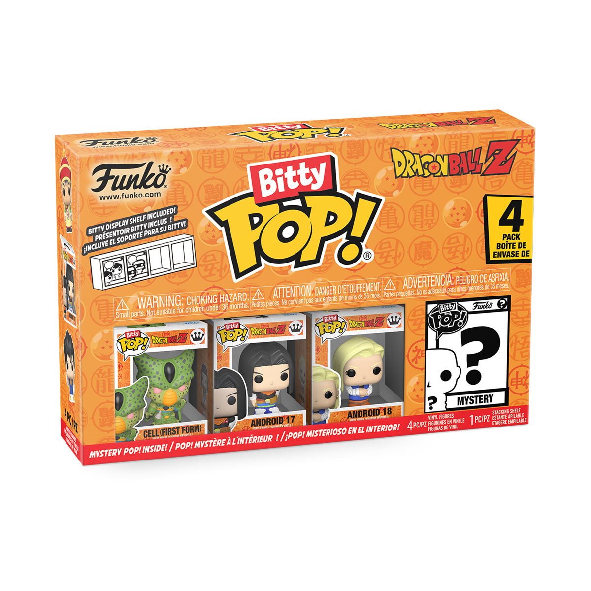 Dragon Ball Z Cell (First Form) Bitty Pop! Mini-Figure 4-Pack - Specialty Series