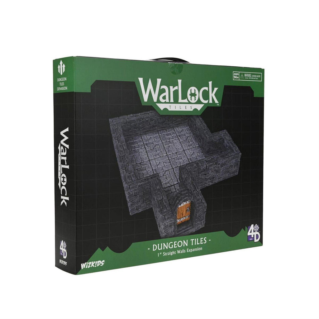WarLock Tiles Expansion Pack 1-Inch Dungeon Straight Walls Accessory Pack