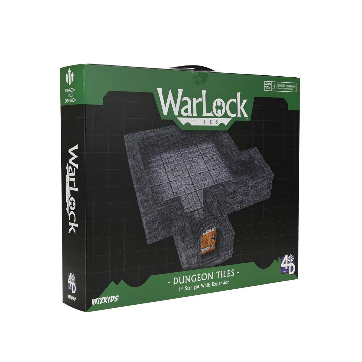 WarLock Tiles Expansion Pack 1-Inch Dungeon Straight Walls Accessory Pack