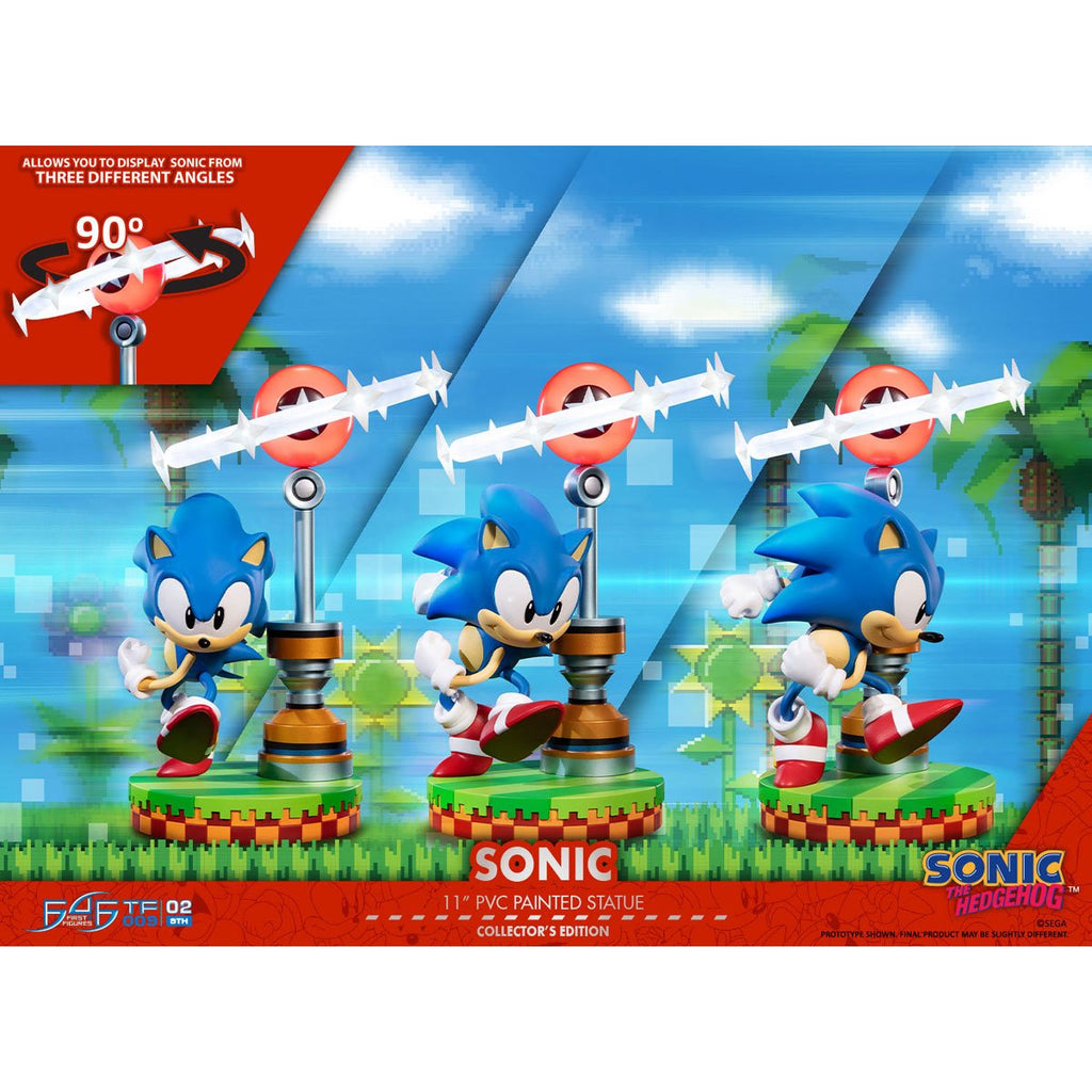 Sonic the Hedgehog Light-Up Sonic Collector's Edition 11-Inch Statue
