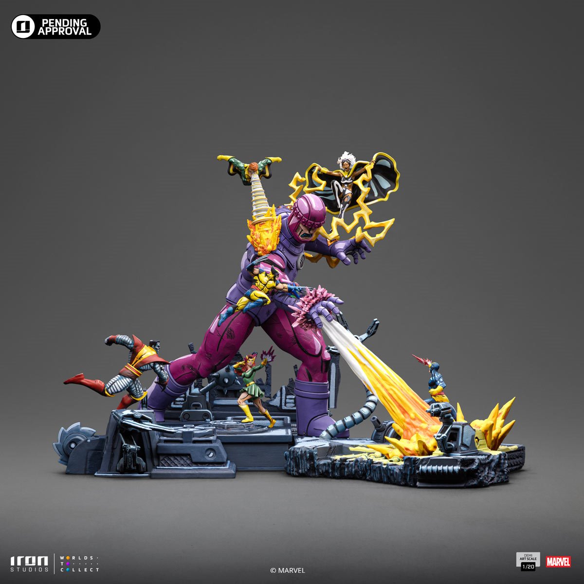 X-Men Danger Room Comic Color Variant 1:20 Demi Art Scale Limited Edition Diorama A Statue