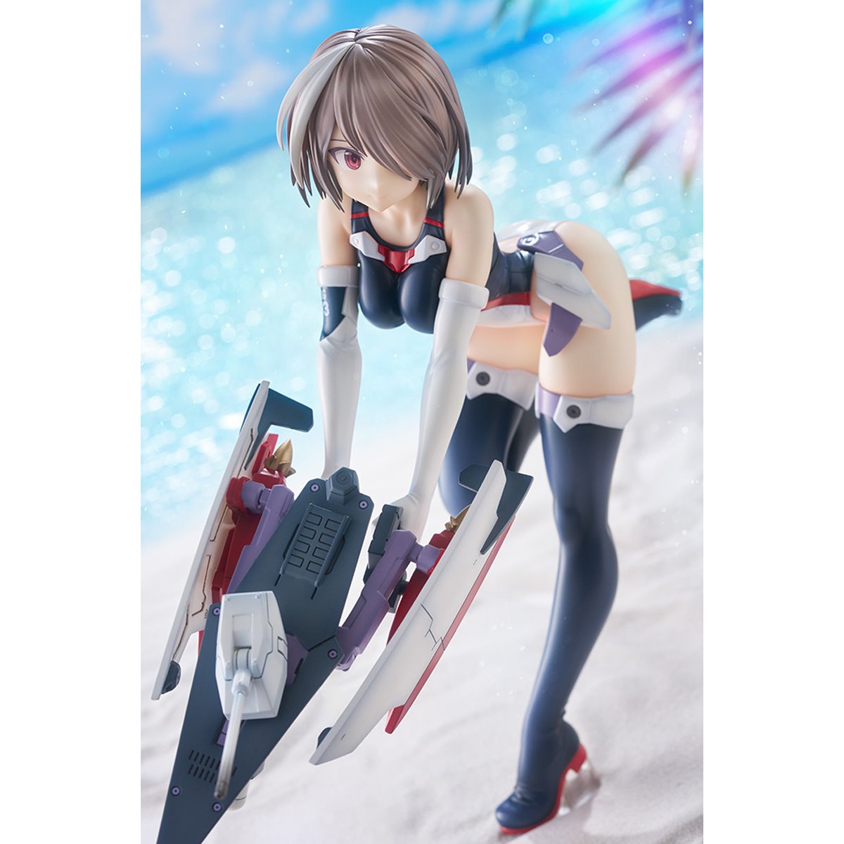 Frame Arms Girl Kongo Swimsuit Version Statue