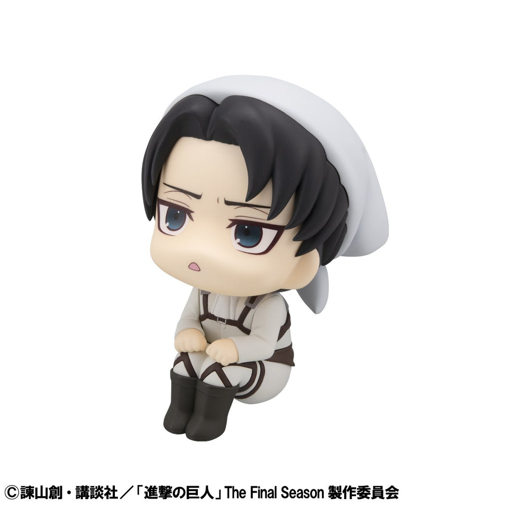 Attack on Titan Levi Cleaning Up Version Look Up Series Statue