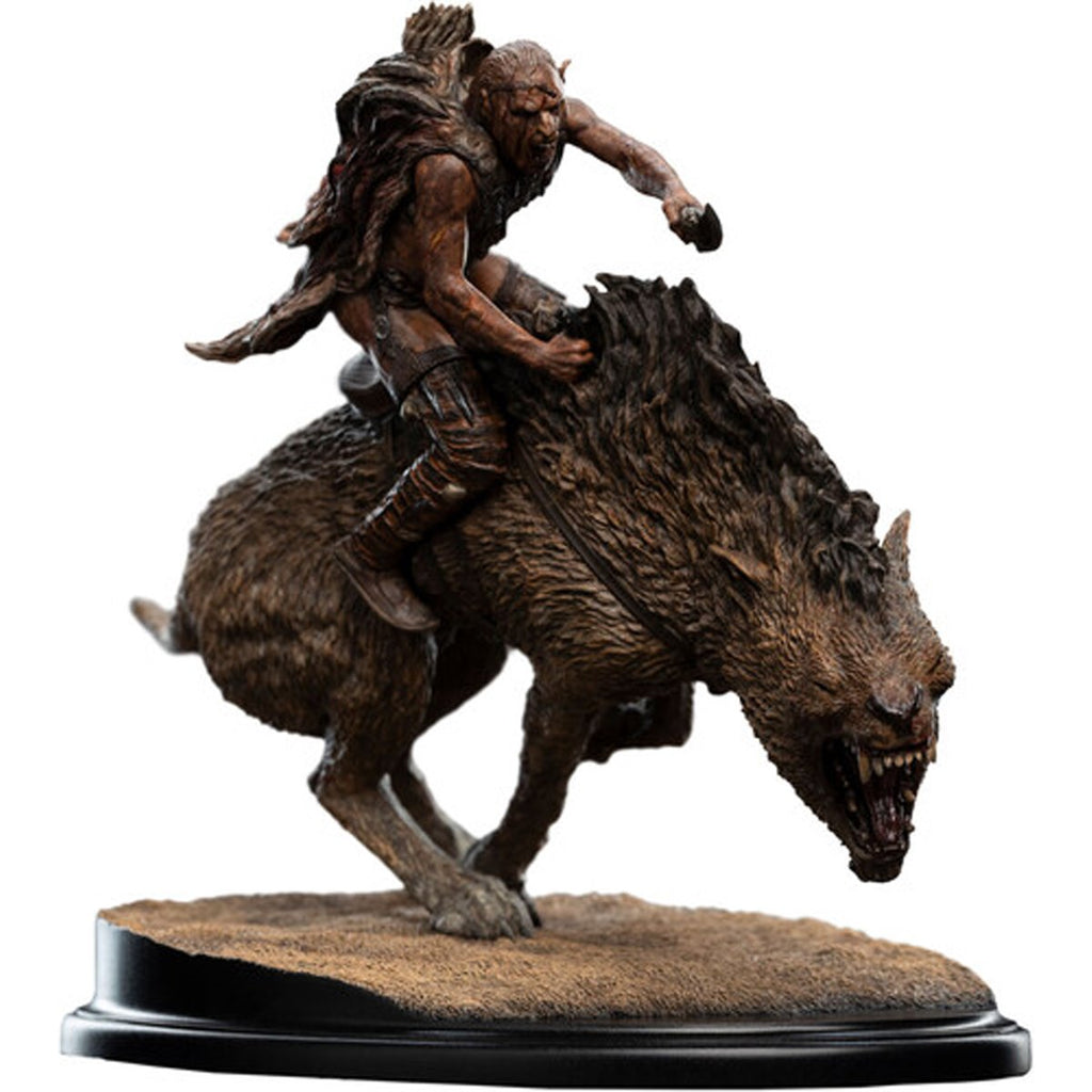 The Lord of the Rings Trilogy Sharku on Warg Miniature Polystone Statue
