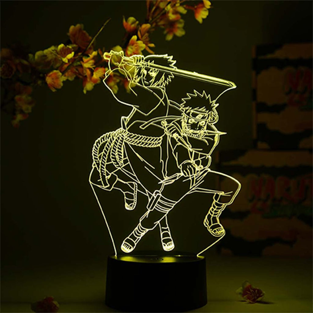 Naruto: Shippuden Naruto and Sasuke Otaku Lamp