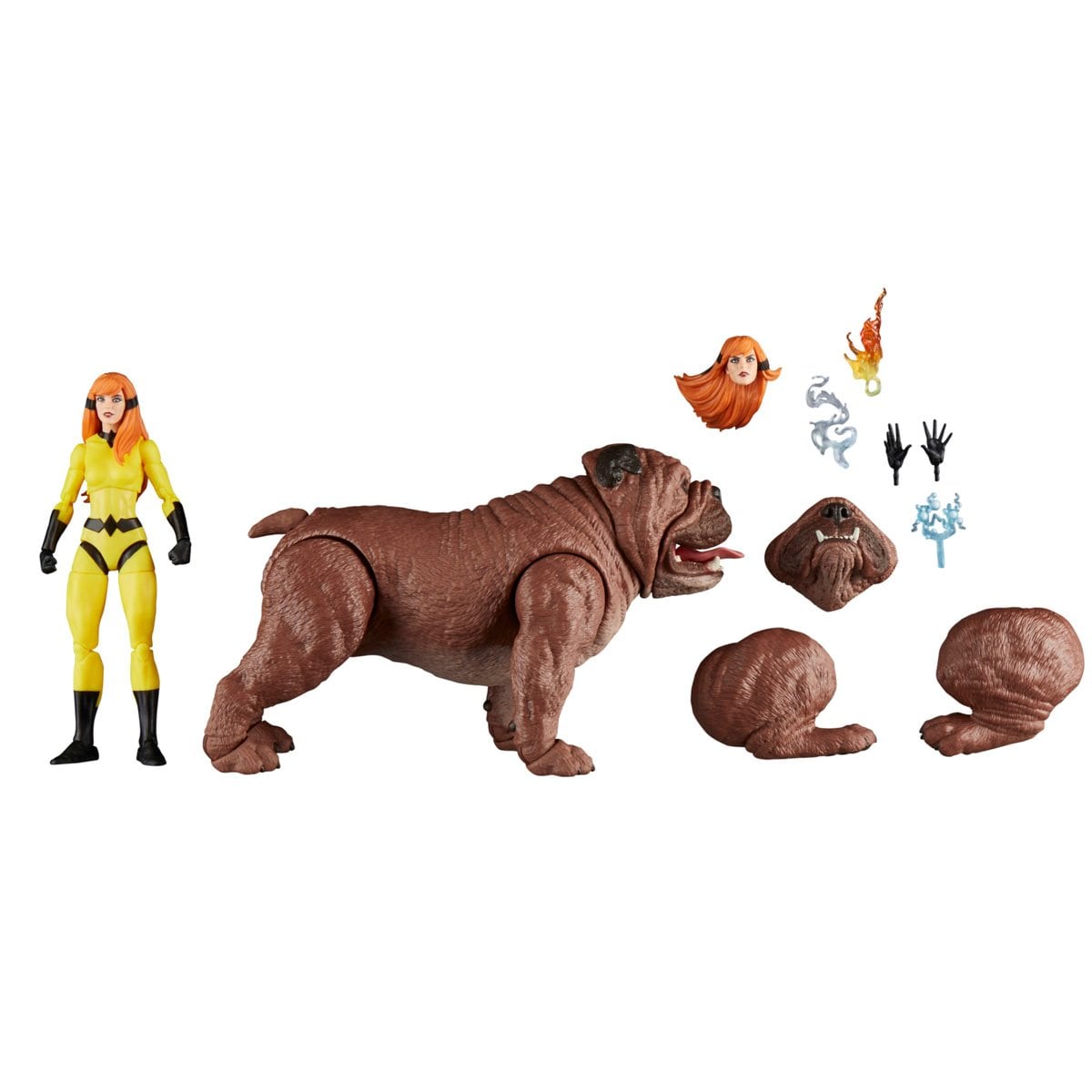 Inhumans Marvel Legends Series Crystal and Lockjaw Deluxe 6-Inch Action Figures