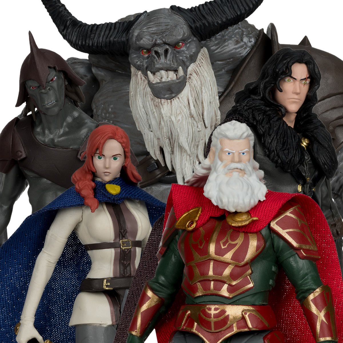 The Lord of Rings: The War of the Rohirrim Build-A Wave 1 4-Inch Scale Action Figure Case of 4
