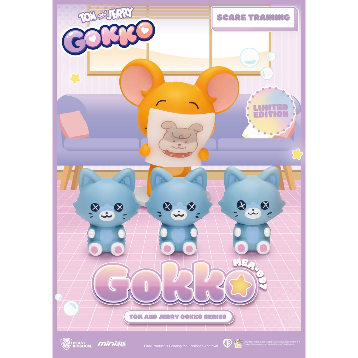 Tom and Jerry Gokko MEA-097 Mini-Figure Blind Box Case of 6